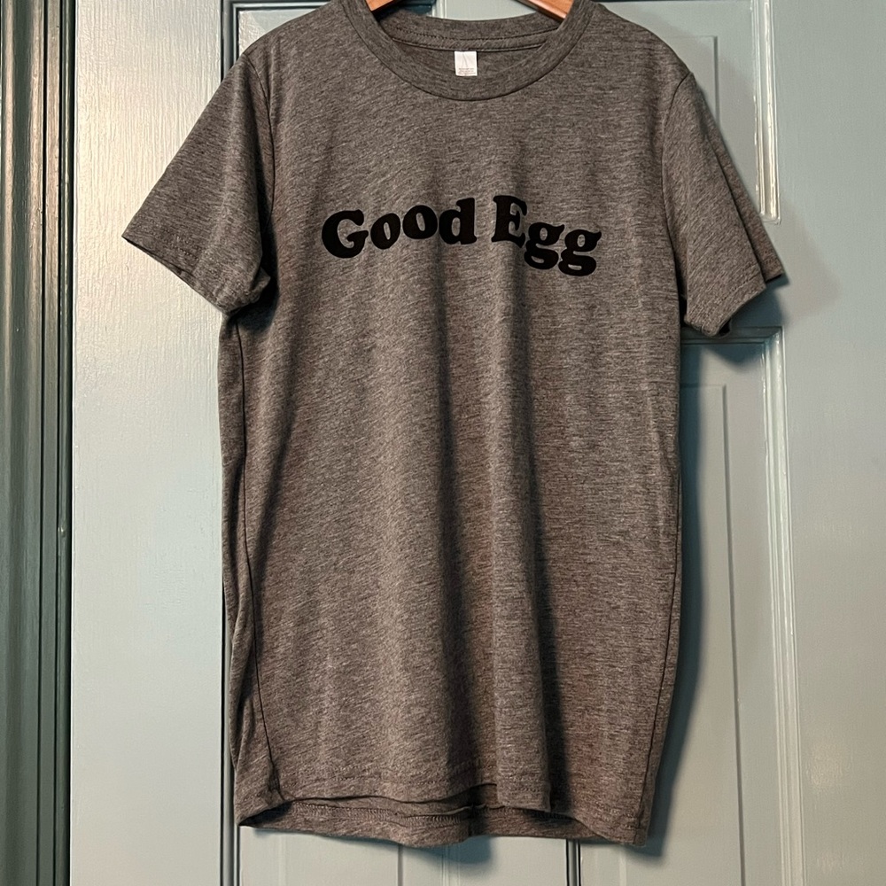 “Good Egg” short sleeve tee 10-12yo NWT